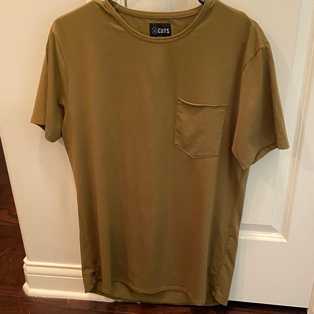 Cuts Clothing Sage Green Short Sleeve Tee